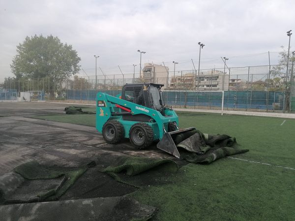 Ξεκίνησαν οι εργασίες ανακατασκευής στο Αθλητικό Πάρκο Ευόσμου,  (πρώην γήπεδο ποδοσφαίρου «Παπακυριαζή»)