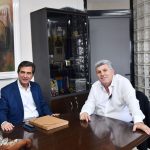 Τα προβλήματα του Δήμου Κορδελιού – Ευόσμου παρουσίασε στον υφυπουργό Εσωτερικών και αρμόδιο για θέματα Μακεδονίας και Θράκης, Κώστα Γκιουλέκα, ο δήμαρχος, Λευτέρης Αλεξανδρίδης