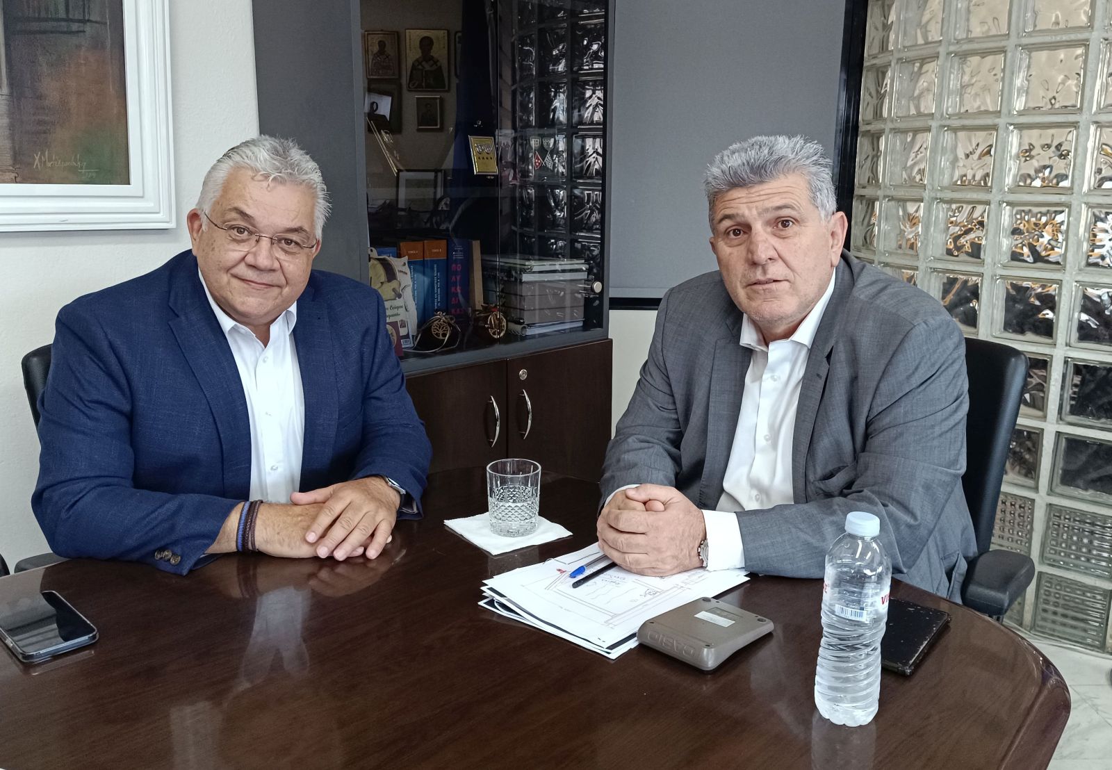 Επίσκεψη του υφυπουργού Παιδείας, Θρησκευμάτων και Αθλητισμού, Νίκου Παπαϊωάννου, στον Δήμο Κορδελιού - Ευόσμου