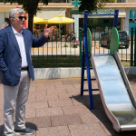 Παιδικές χαρές επισκέφθηκε ο δήμαρχος, Λευτέρης Αλεξανδρίδης