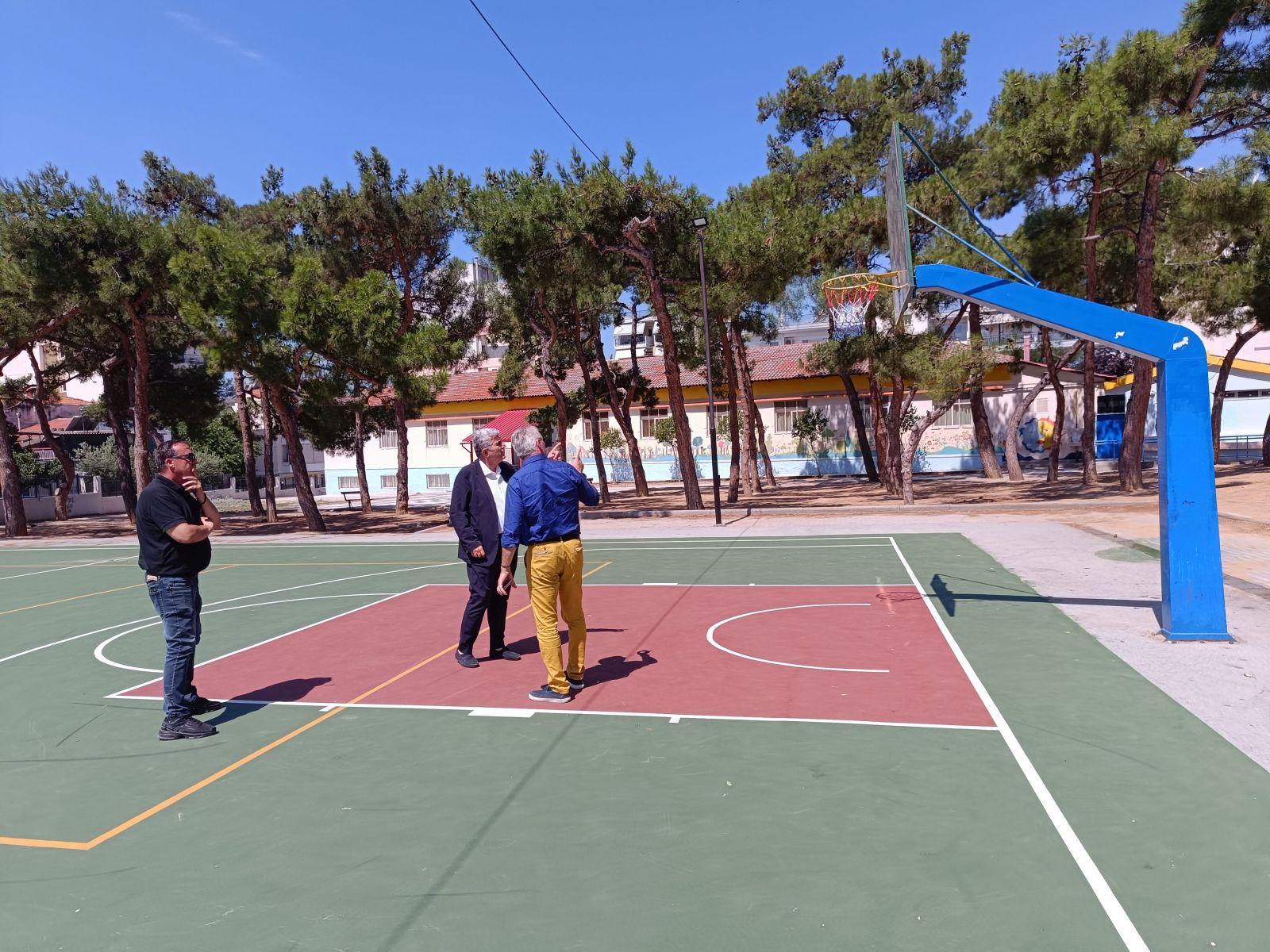 Αθλητικούς χώρους που κατασκευάζονται ή συντηρούνται επισκέφθηκε ο δήμαρχος, Λευτέρης Αλεξανδρίδης